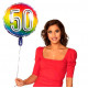 BALLON ALU 50 ANS DIAMETRE 45CM