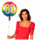 BALLON ALU 60 ANS DIAMETRE 45CM