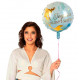 BALLON ALU SIRENE JOYEUX ANNIVERSAIRE DIAMETRE 45CM