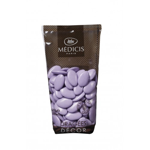 250GR DRAGEE CHOCOLAT MAUVE