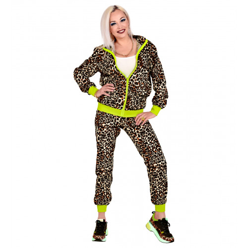 COSTUME LEOPARD ANNEES 80 XXL