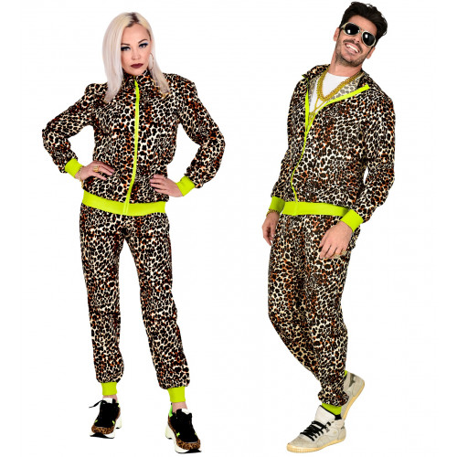 COSTUME LEOPARD ANNEES 80 XXL