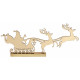 CERF ENCHANTE SOCLE OR