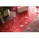 12 DECO CERF ENCHANTE ROUGE