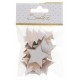 12 DECO SAPIN/ETOILES BOIS