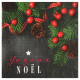 20 SERVIET. NOEL BAIES  3 PLIS