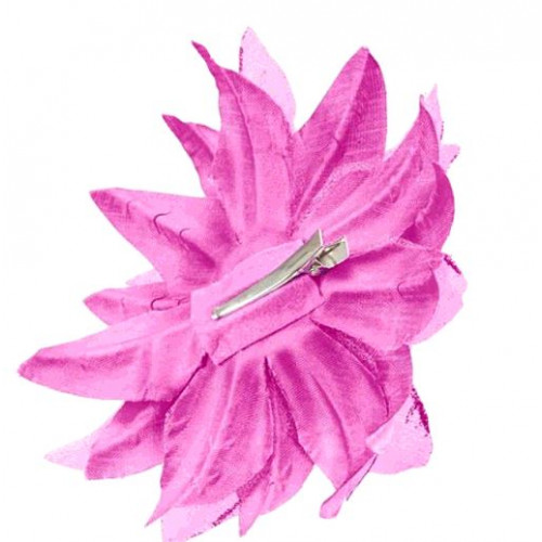 CLIP CHEVEUX FLEUR LILA