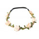 HEADBAND FLEURS  PAPIER NUDE