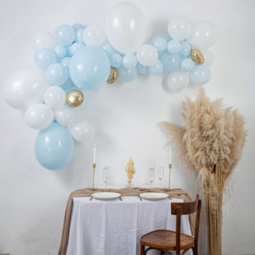 KIT ARCHE 57 BALLONS BABYBLUE