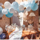 KIT ARCHE 57 BALLONS BABYBLUE