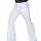 PANTALON HOMME 70'S TAILLE S/M BLANC