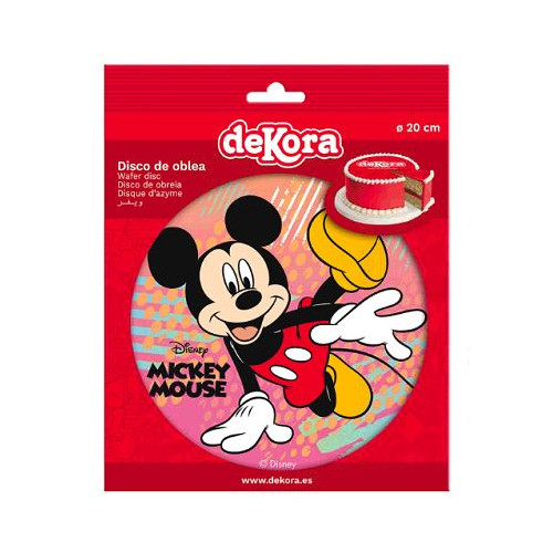 DISQUE AZYME 20CM MICKEY