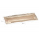 SUPPORT GATEAUX CARTON RECTANGLE OR 14X38CM