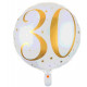 BALLON ALU 30 ANS OR