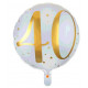 BALLON ALU 40 ANS OR