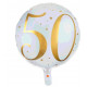 BALLON ALU 50 ANS OR