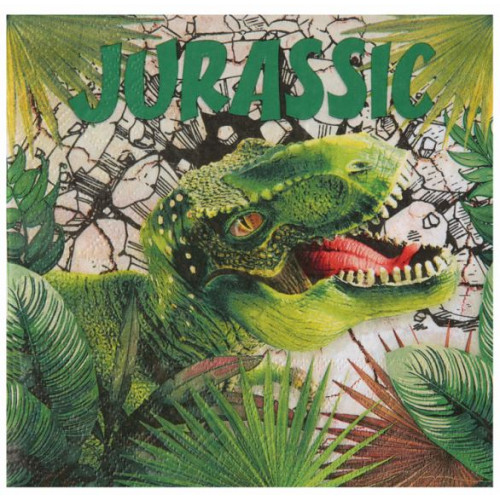 20 SERVIETTES DINOSAURE