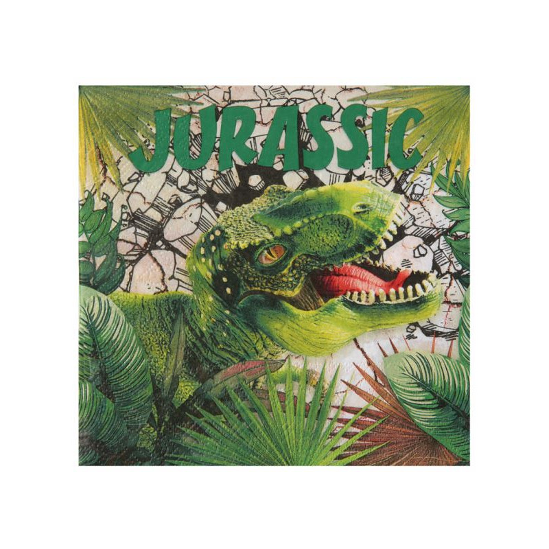 20 SERVIETTES DINOSAURE