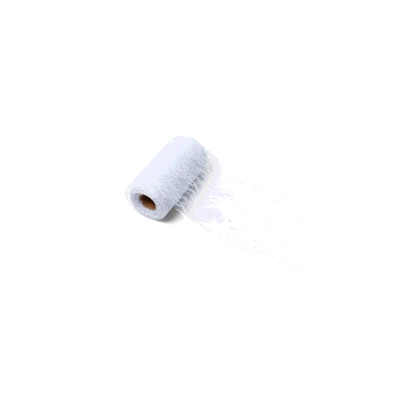 RUBAN DENTELLE BLANC 10CMX10M