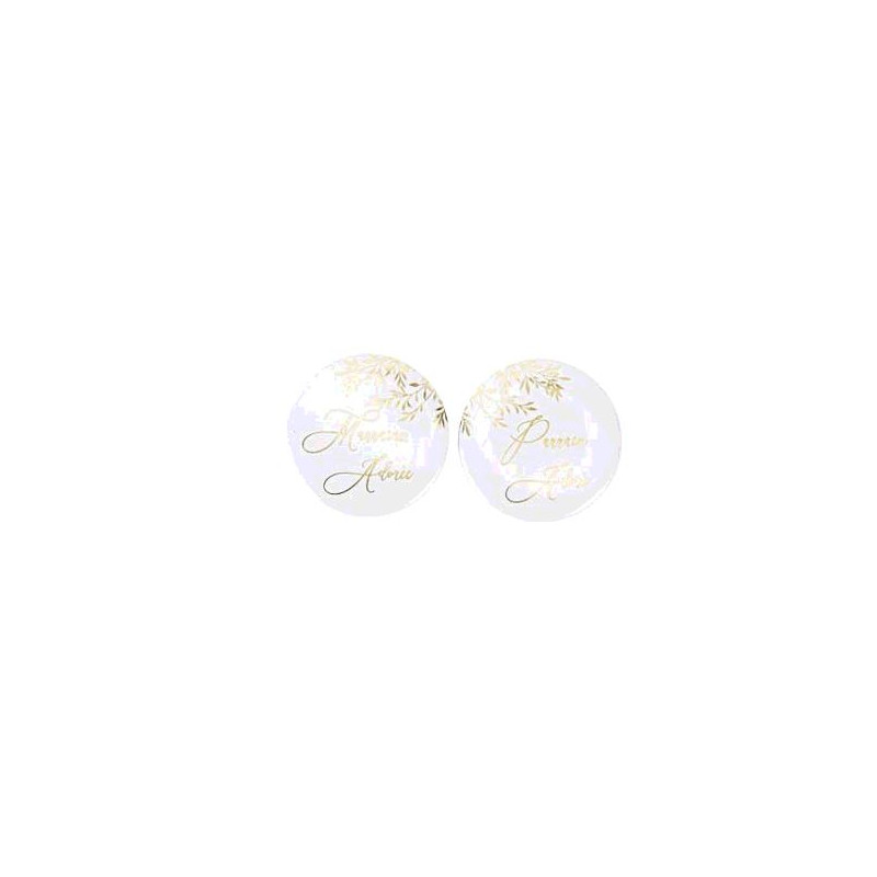 2 BADGES PARRAIN ADORE / MARRAINE ADOREE