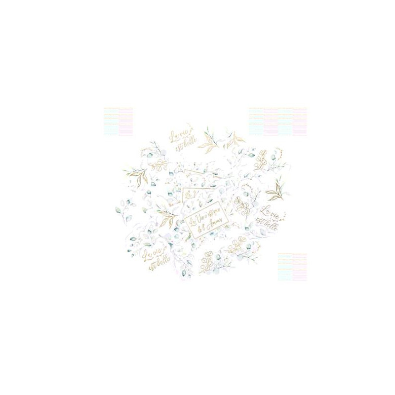 100 CONFETTIS SAUGE GREEN BLANCS