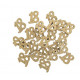 24 DECO EN BOIS 18 PAILLETTES