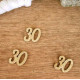 24 DECO EN BOIS 30 PAILLETTES