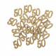 24 DECO EN BOIS 50 PAILLETTES