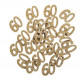 24 DECO EN BOIS 60 PAILLETTES