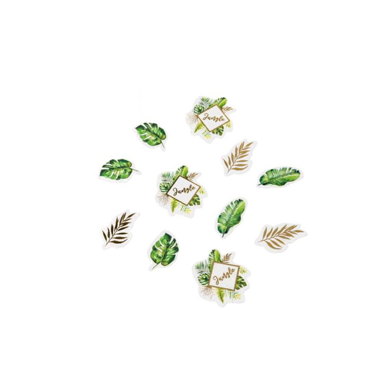 100 CONFETTIS TROPICAL PAPIER