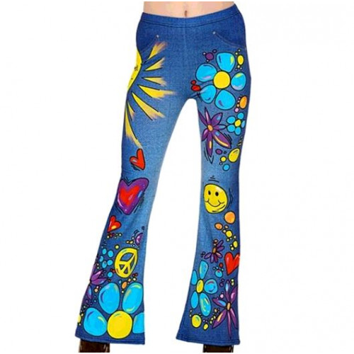 LEGGINGS ANNEES 70 JEANS HIPPIE