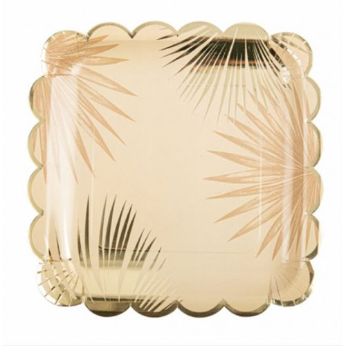 8 ASSIETTES EXOTIQUE MOOD SABLE