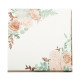 16 SERVIETTES PEONY BLANCHES