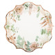 8 ASSIETTES PEONY BLANCHES