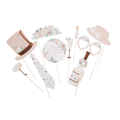 KIT PHOTOBOOTH PEONY ROSE GOLD