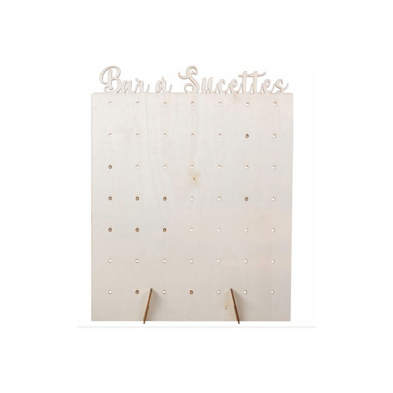 PRESENTOIR BAR A SUCETTES EN BOIS