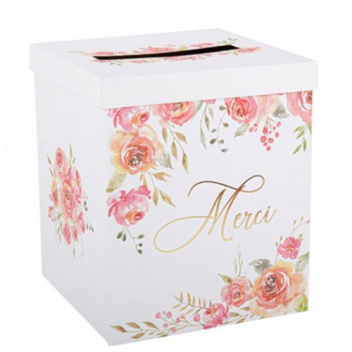 URNE MERCI ROMANTIQUE FLOWERS