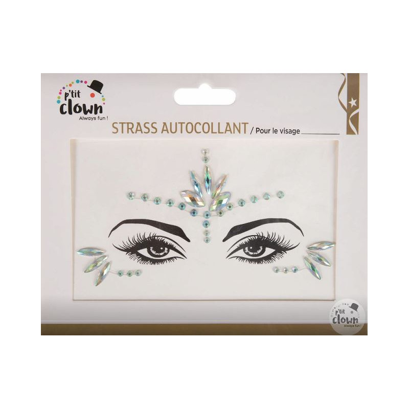 STRASS AUTOCOLLANT VISAGE