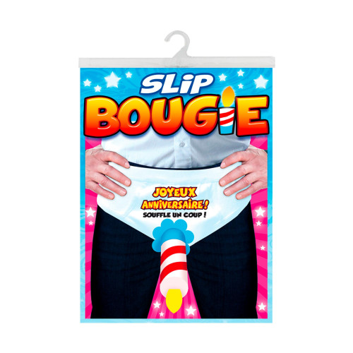 SLIP BOUGIE ANNIVERSAIRE