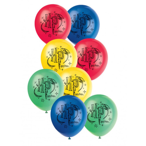 8 BALLONS HARRY POTTER