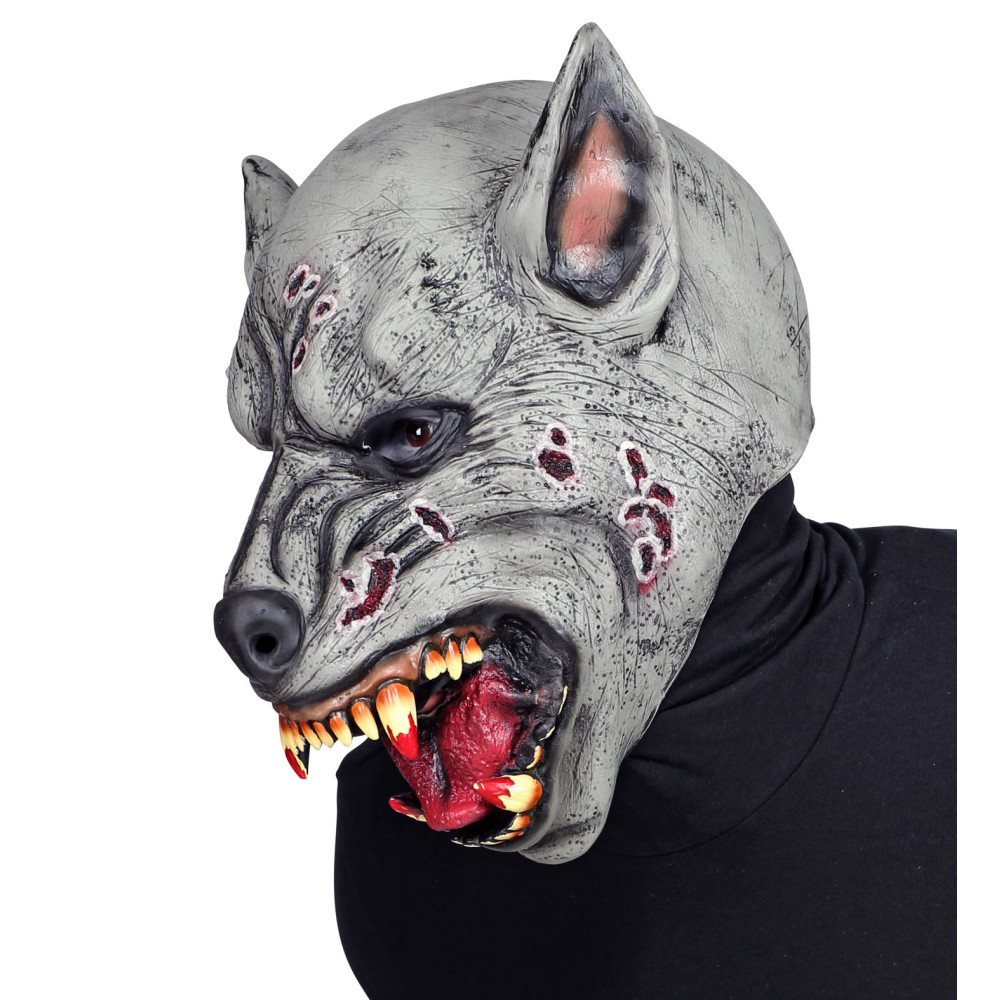 Masque loup-garou peluche adulte : Deguise-toi, achat de Masques