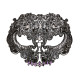 MASQUE DENTELLE NOIRE STRASS