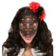 MASQUE DENTELLE NOIRE STRASS