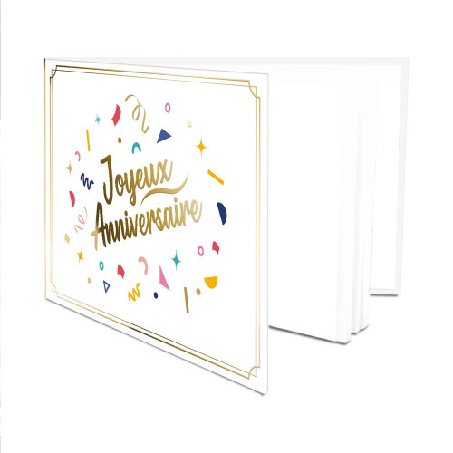 LIVRE D OR ANNIVERSAIRE CONFET