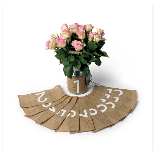 MARQUE TABLE JUTE 1 A 12 23X1