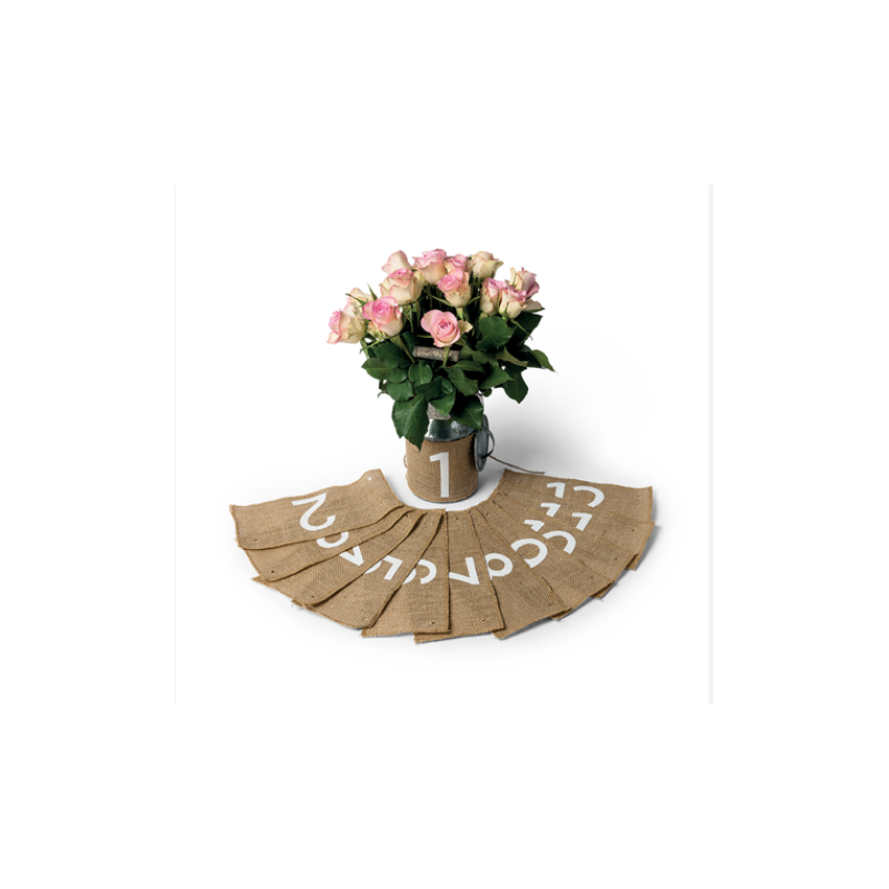 MARQUE TABLE JUTE 1 A 12 23X1