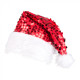 BONNET NOEL PAILLETTES ROUGE