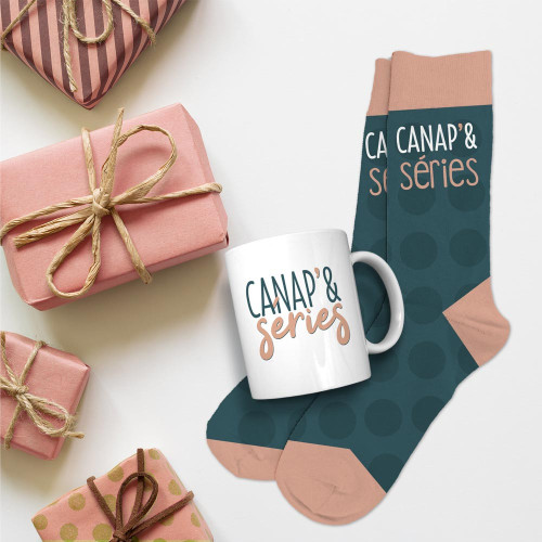 COFFRET MUG CHAUSSETTES &quot;CANAP