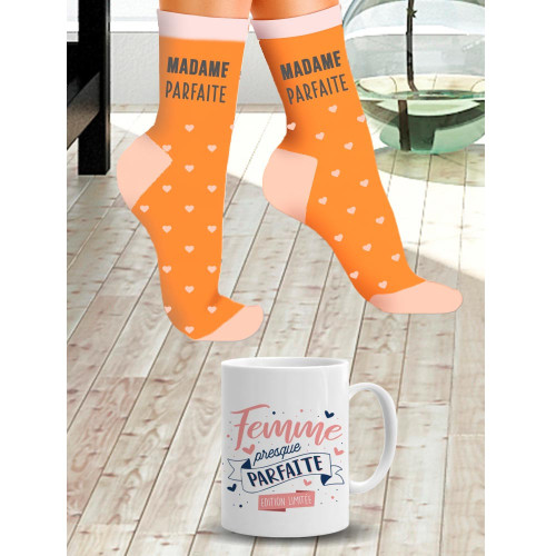 COFFRET MUG CHAUSSETTES &quot;MADAM