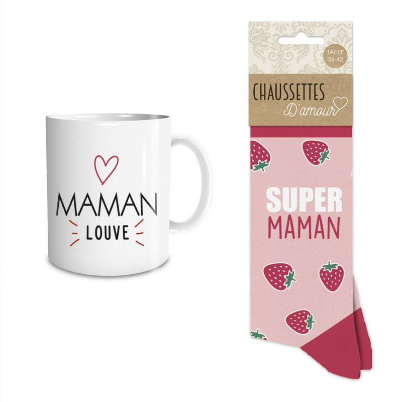 Coffret Trio De Chaussettes à Paillettes Fantaisie - Motifs Maman D'Amour, Merveilleuse, P, Neuf Avec étiquettes